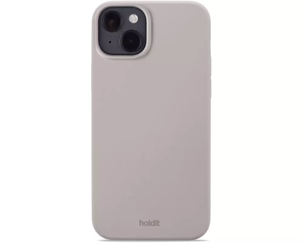Holdit Back Cover Silicone iPhone 14 Plus Taupe