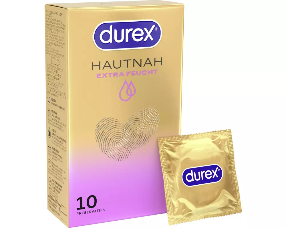 Durex Kondome Hautnah Extra Feucht 10 Stück
