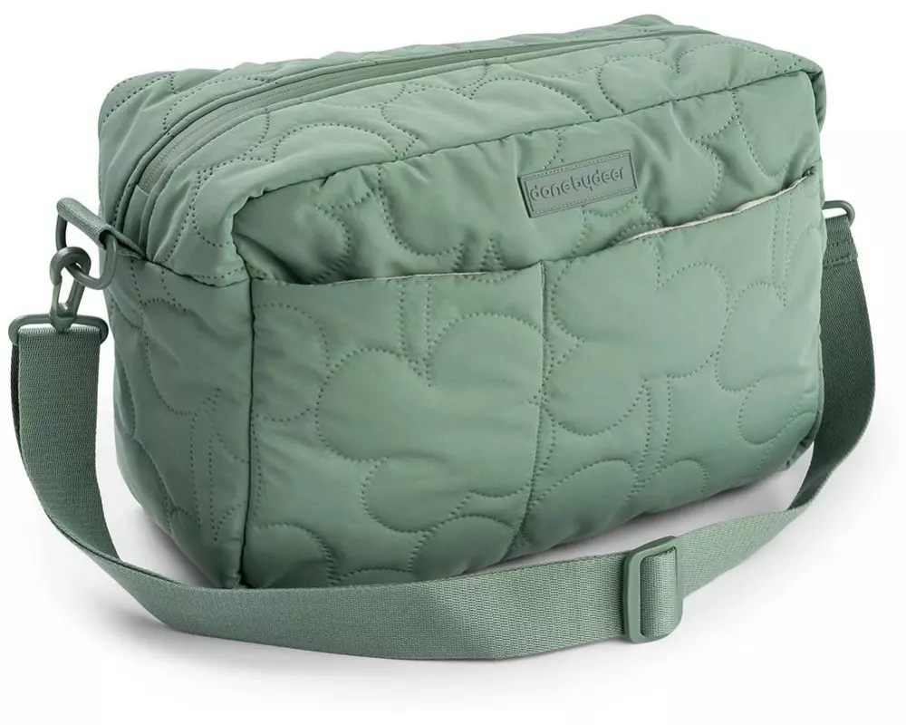 done by deer Kinderwagentasche Quilted grün