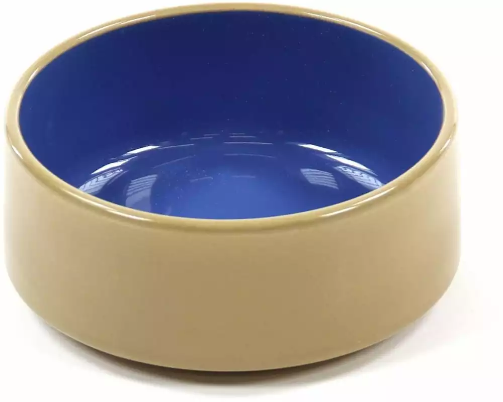 SwissPet Keramiknapf Ø 13 cm, 500 ml, Blau/Beige