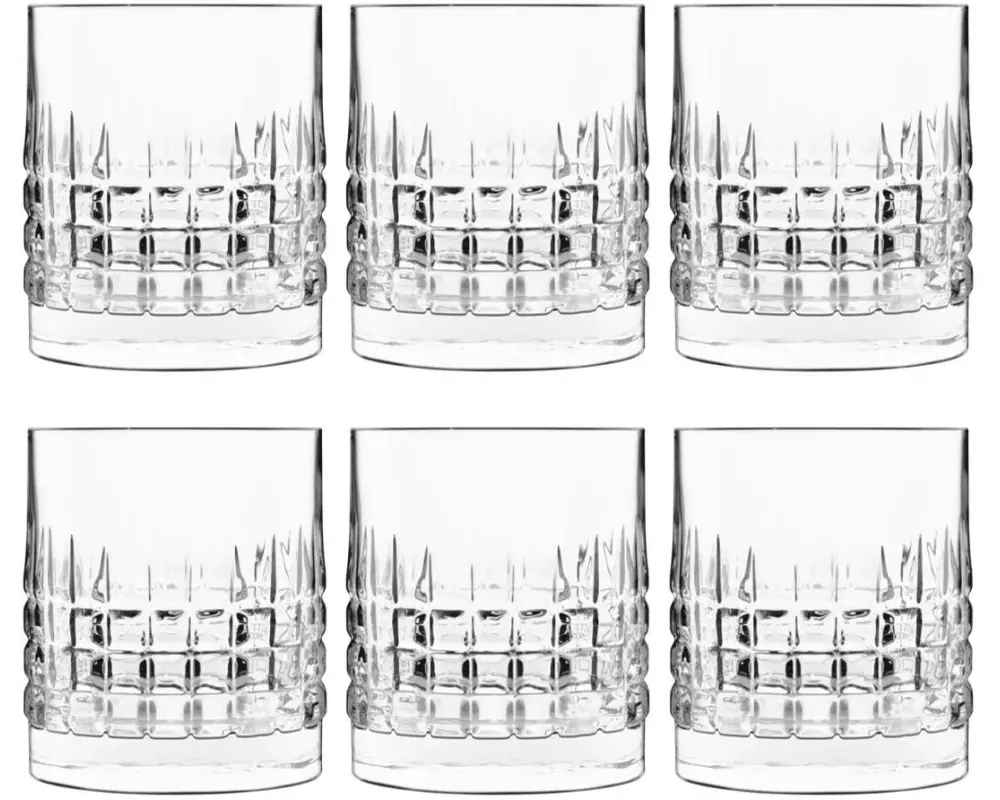 Luigi Bormioli Whiskyglas Mixology Charme 38 cl, 6 Stück. Transparent