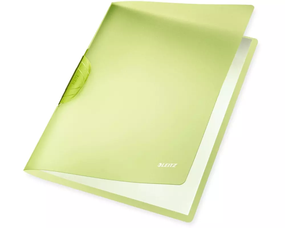 Leitz Klemmhefter Color Clip Rainbow Grün/Semitransparent