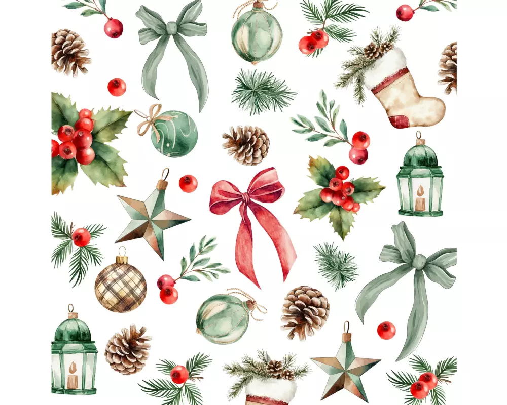 Braun + Company Servietten 25 x 25 cm 20er Pg, Cocktail Festive Decoration