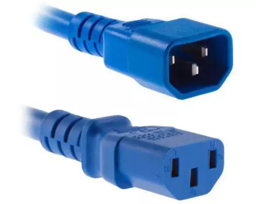 Diggelmann Gerätekabel 1.75 m C13-C14 Blau