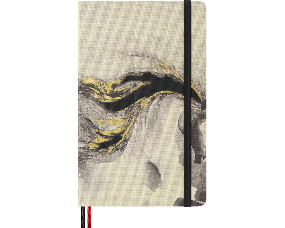 MOLESKINE Notizbuch Pferd L/A5 999278496 liniert, mehrfarbig