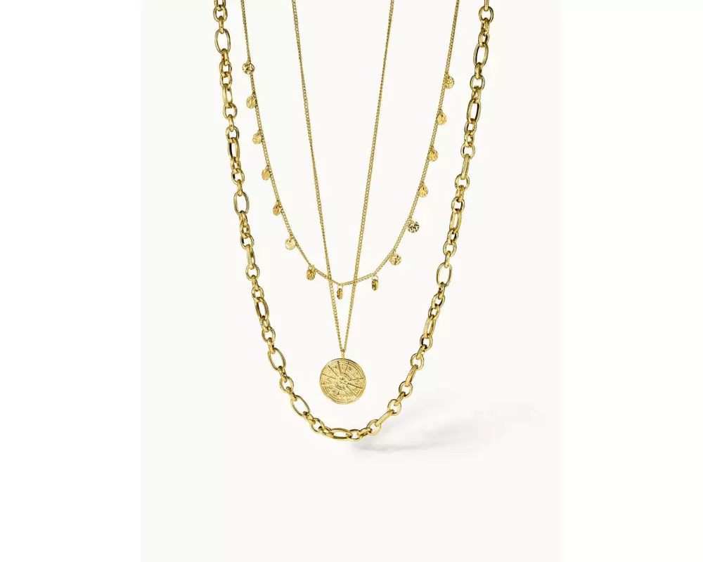 Purelei Geschenkset Kailua Ketten-Set Edelstahl, Gold
