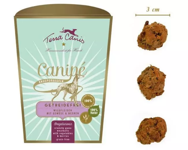 Terra Canis Leckerli Canipé getreidefrei mit Wild, 200 g