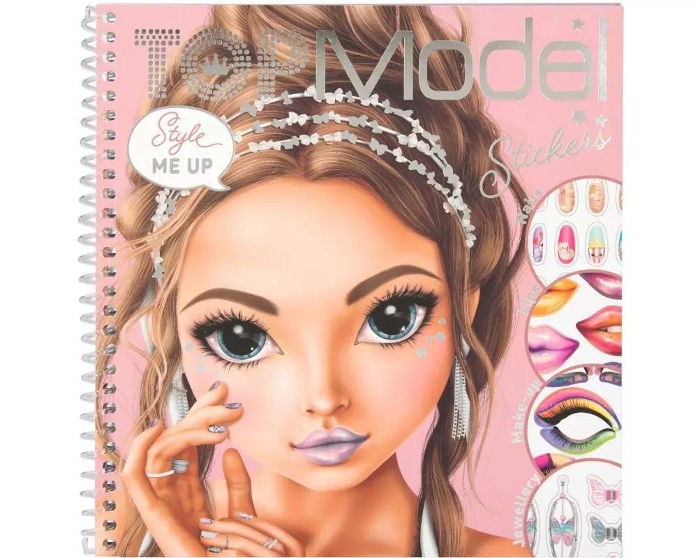 Topmodel Stickerbuch Face Top Model 24 Seiten