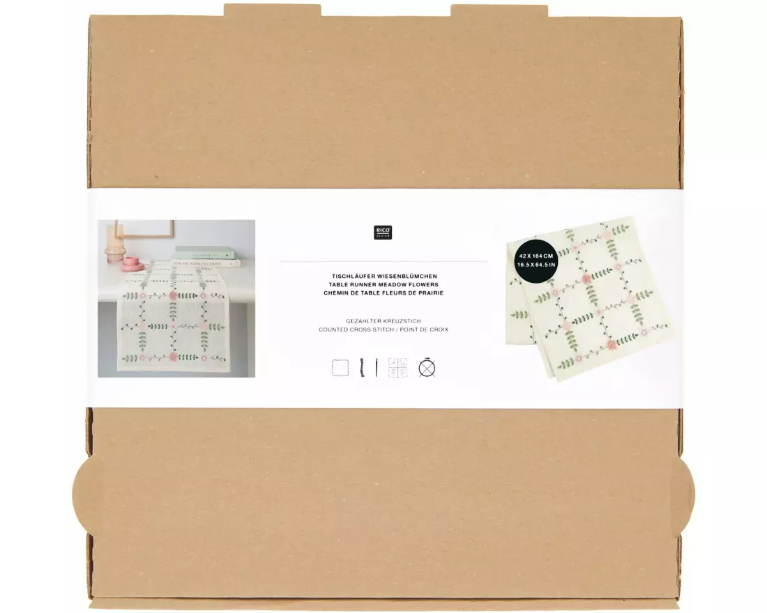 Rico Design Stickset Wiesenblümchen