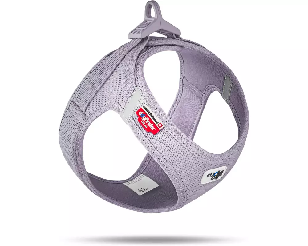 curli Vest Harness curli Clasp Air-Mesh Lilac XL
