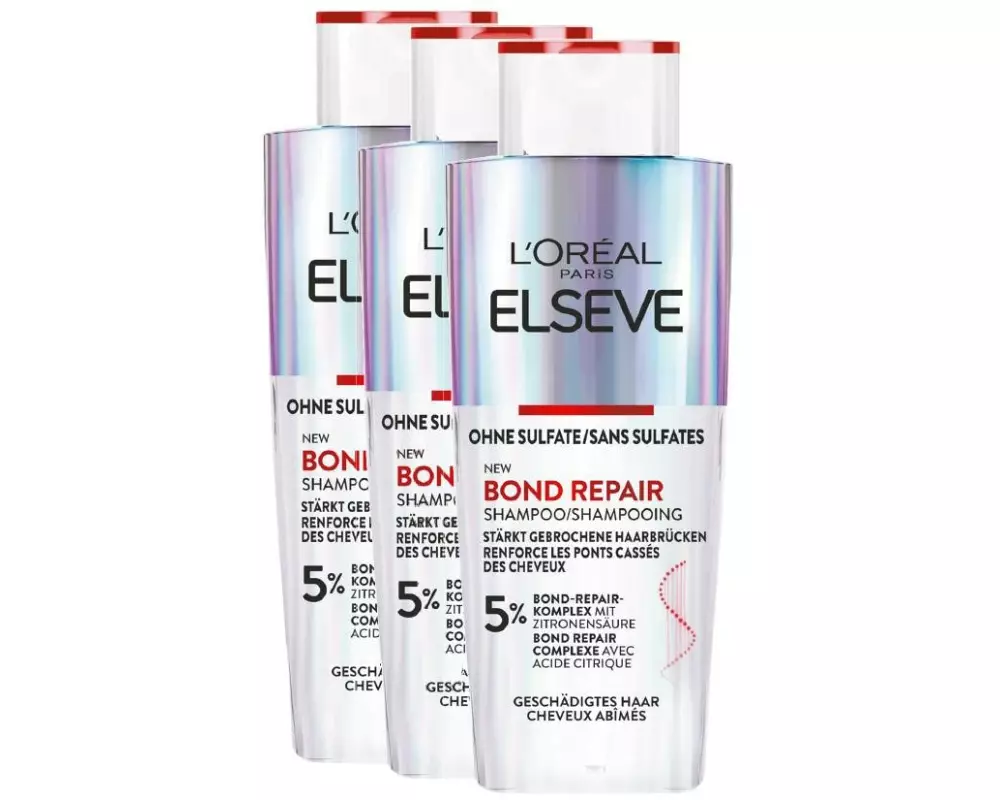 L'Oréal Elsève Shampoo Bond Repair 3 x 200 ml