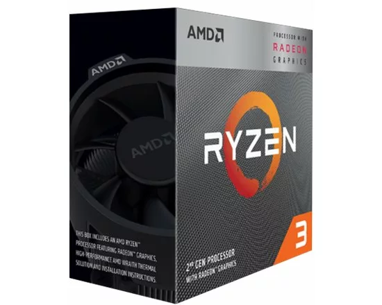 AMD Ryzen 3 3200G 4GHz AM4 4C/4T 65W 6MB with Wraith Stealth Cooler BOX