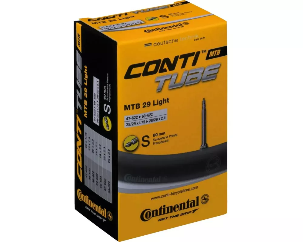 Continental Fahrradschlauch MTB Sclaverand/Presta 29 "