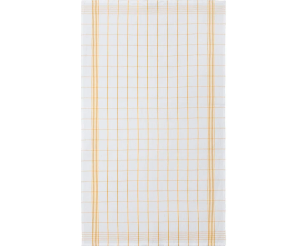 Home Fashion Geschirrtuch Küchentuch Halbleinen gelb Gelb/Weiss
