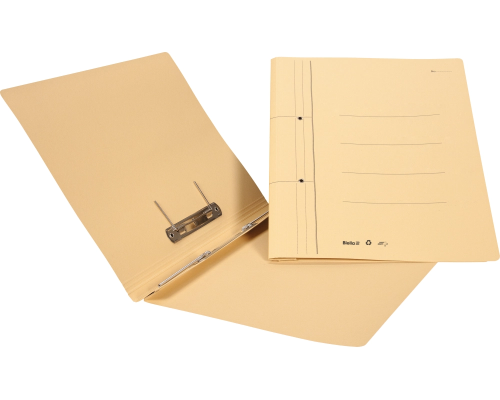 Biella Schnellhefter Spiral A4 Gelb für 100 Blatt