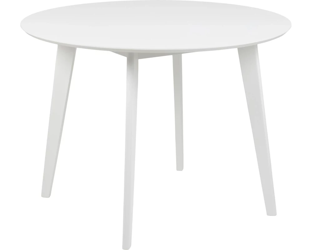 AC Design Tisch Roxby Ø 105 x 76 cm, Weiss