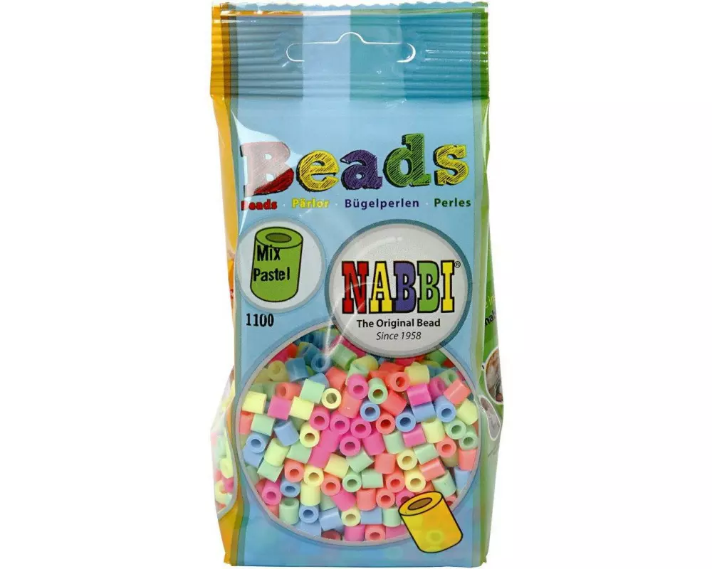 Creativ Company Bügelperlen Nabbi Medium Pastellfarben