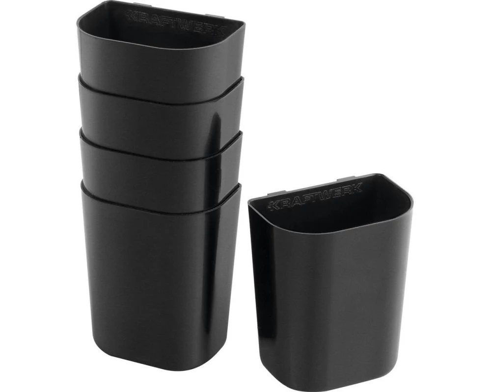Kraftwerk Universalbehälter für Lochwand, 5 Stück