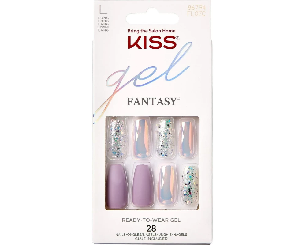 Kiss Gel Fantasy Rainbow Rings 28 Stück