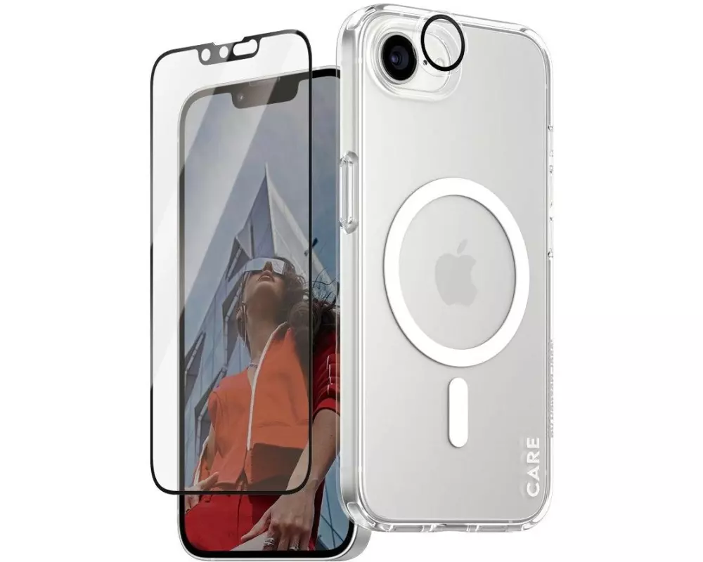 CARE by PanzerGlass Flagship 3-in-1 iPhone 16e