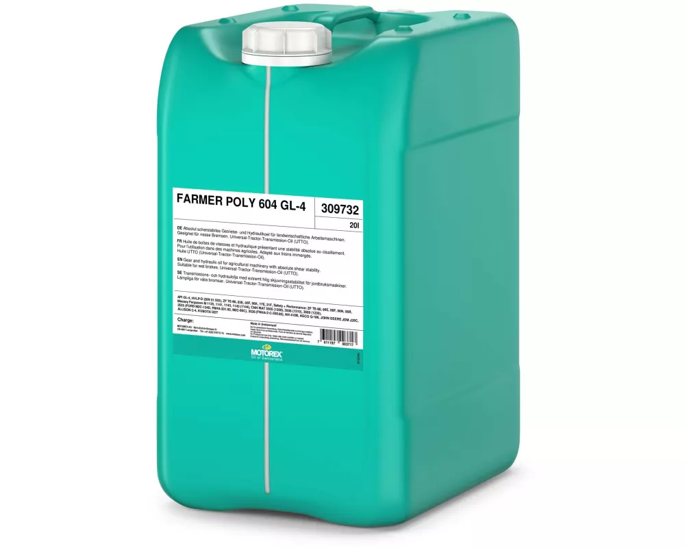 Motorex Hydraulik-/Getriebeöl Farmer Poly 604, API GL-4, 20 l