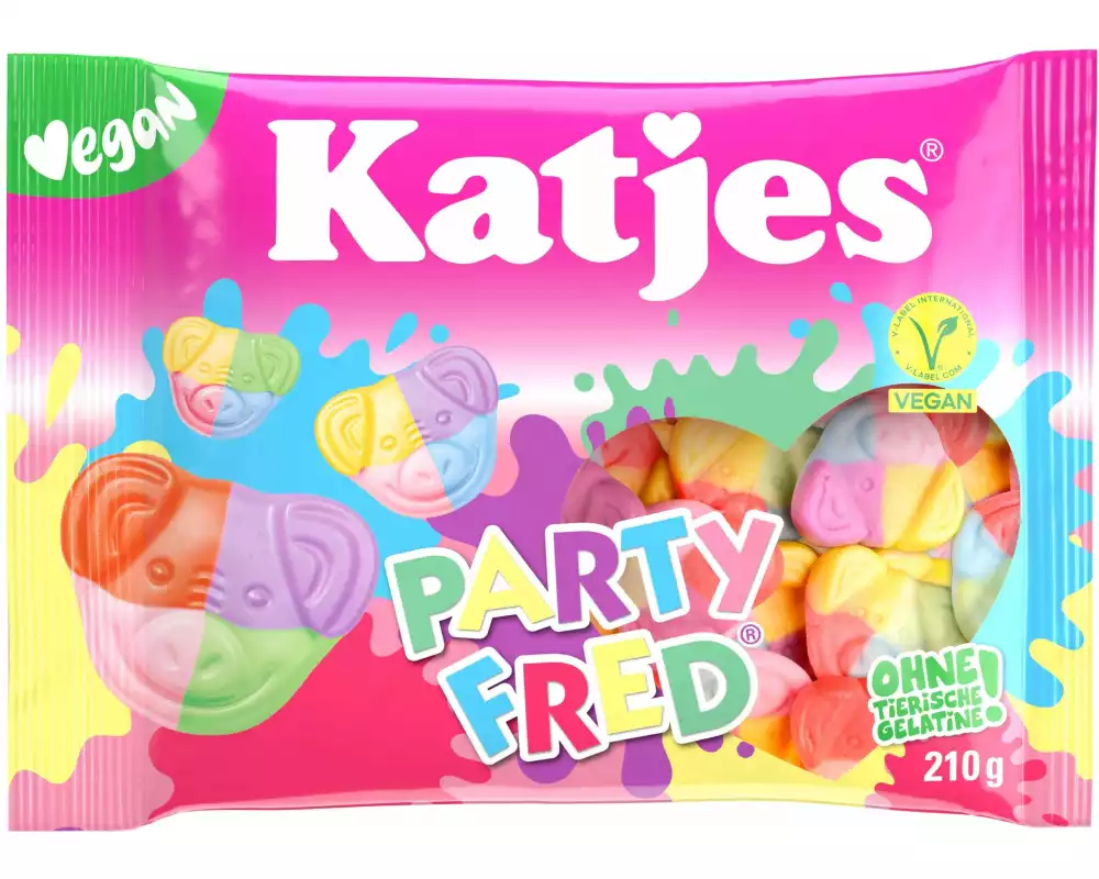 Katjes Gummibonbons Party Fred 210 g