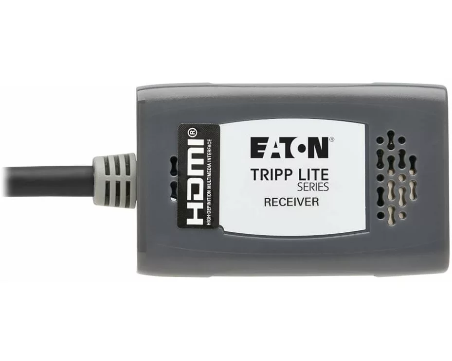 EATON TRIPPLITE 1-Port, HDMI over Cat6 Receiver, Pigtail, 4K 60Hz, HDR, 4:4:4, PoC, HDCP, 2.2, 230ft. 70.1m TAA
