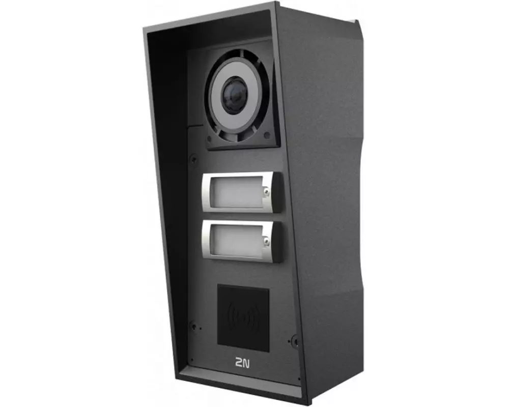 2N IP Türstation Force 2.0 - 2 Tasten, Kamera, RFID bereit
