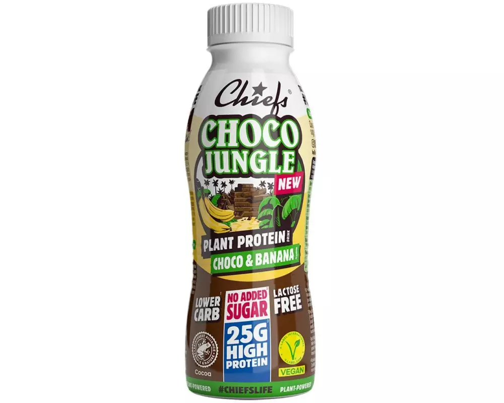 Chiefs Protein Drink Choco Jungle Choco und Banane, 6 x 330 ml