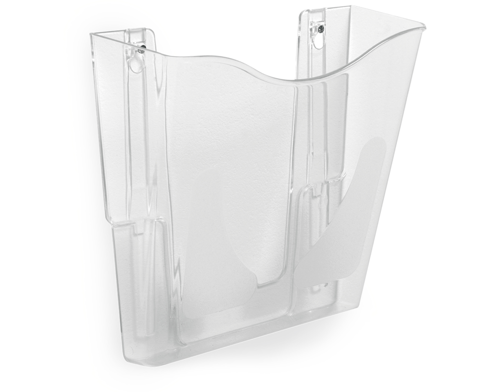 DEFLECTO Wandprospekthalter DocuPocket CP078YTCRY A4, hoch