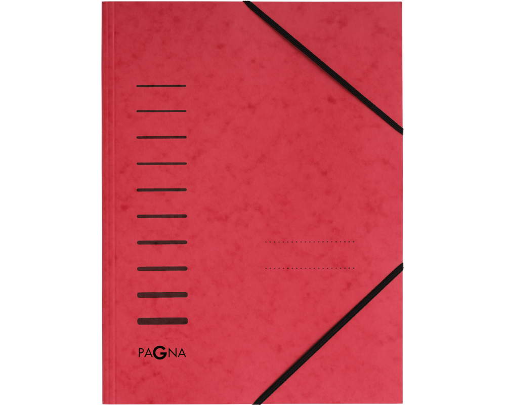 PAGNA Gummibandmappe A4 24001-01 rot