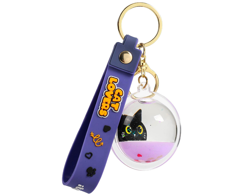 I-TOTAL Schlüsselanhänger Kugel XL2793A Black Cat