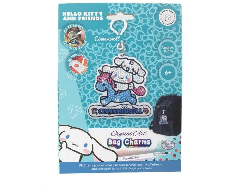 CRAFT Buddy Cinnamoroll, Crystal Art Rucksack Anhänger
