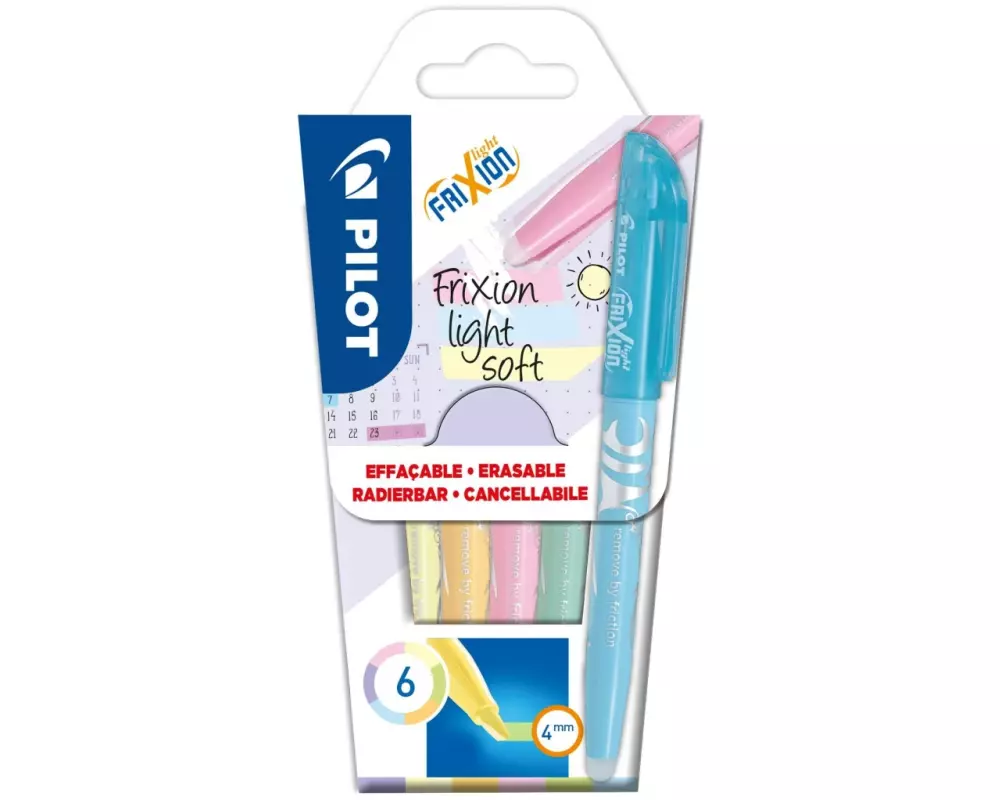 Pilot Leuchtmarker FriXion Light soft 6 Stück