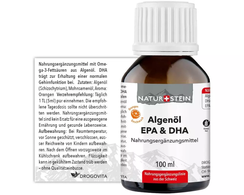 Naturstein Algenöl EPA & DHA Fl 100 ml