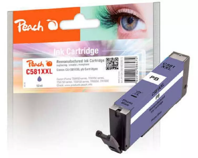 Peach Tinte Canon CLI-581XXL Photo Blue
