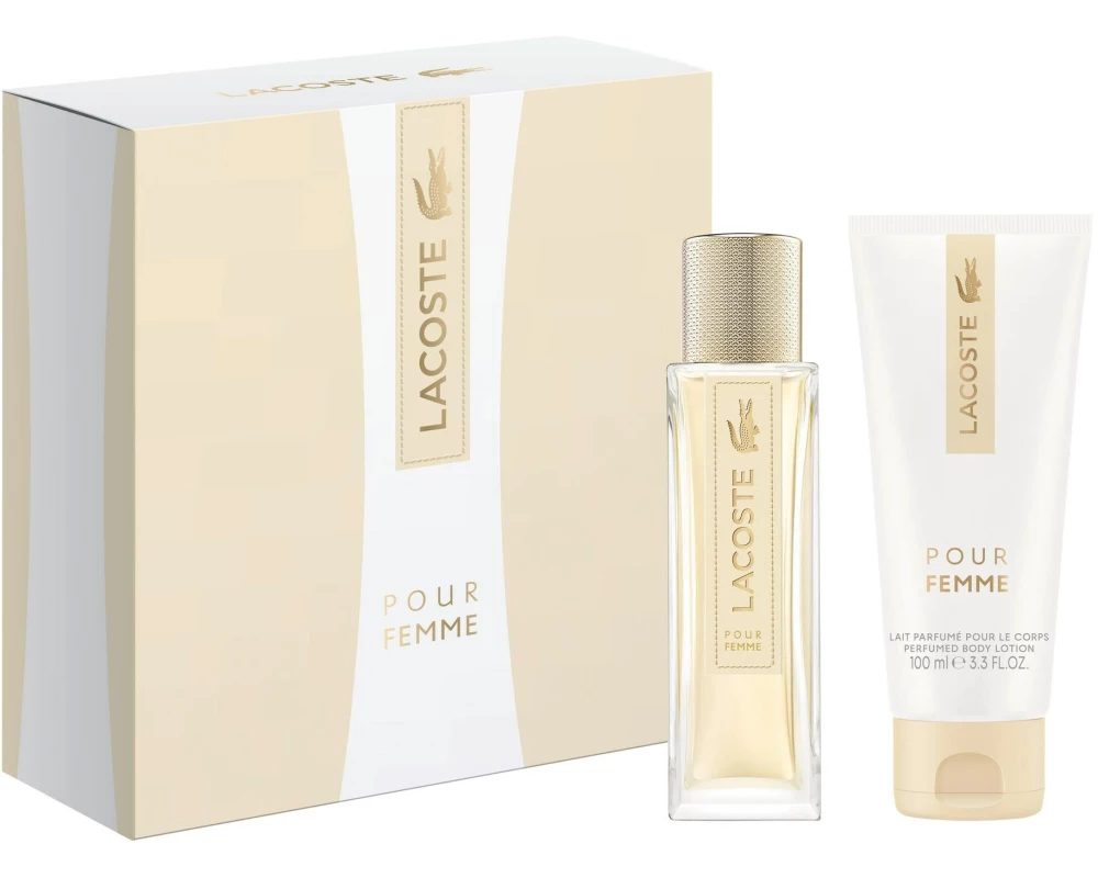 Lacoste Pour Femme Geschenkset Eau de Parfum und Körperlotion