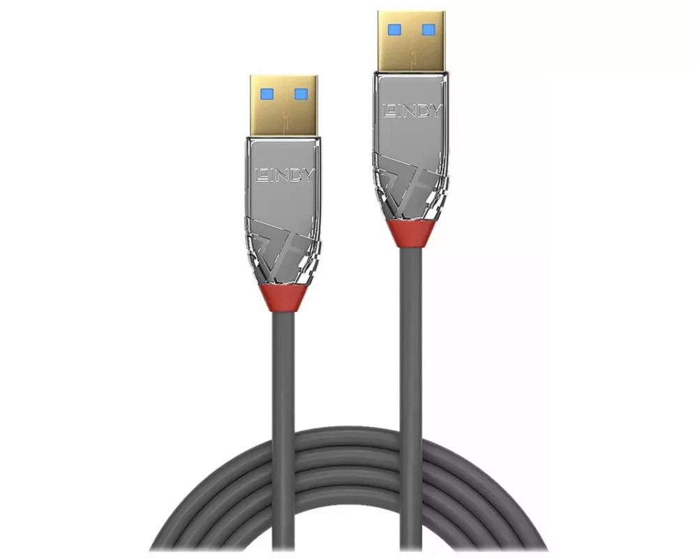 LINDY Cromo Line USB Cable, USB 3.1, USB/A-USB/A M-M, 0.5m