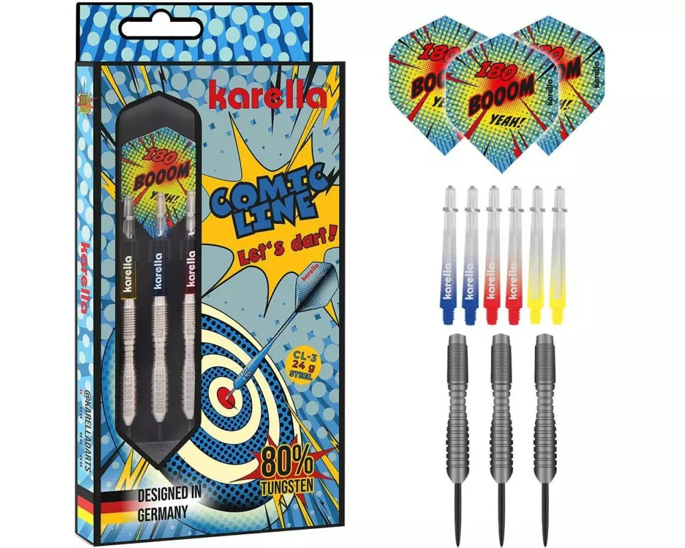 Karella Steeldart Comic Line CL-3 24 g, 3 Stück