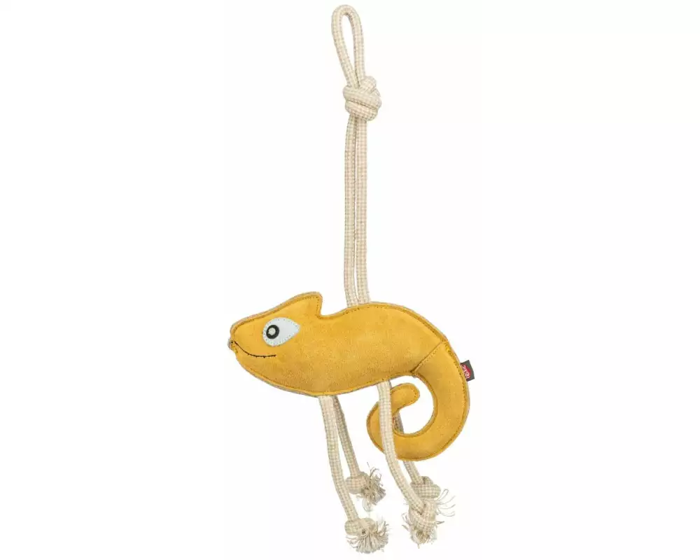 Trixie Hunde-Spielzeug Chamäleon am Tau 45 cm