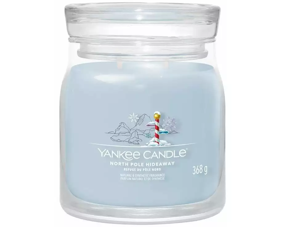Yankee Candle Signature Duftkerze North Pole Hideaway Signature Medium Jar