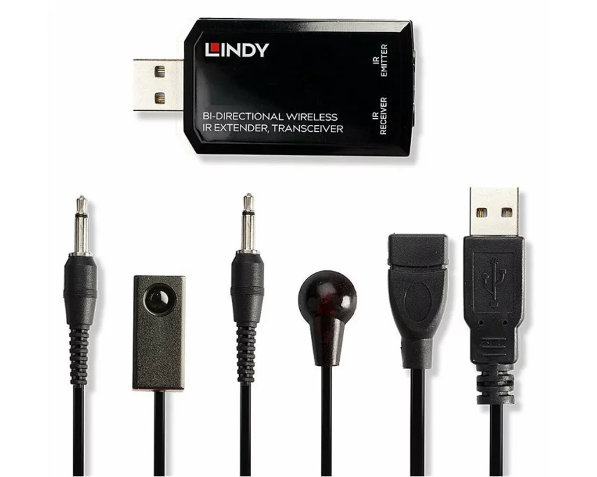 LINDY Bi-directional, Wireless IR Extender, Transceiver