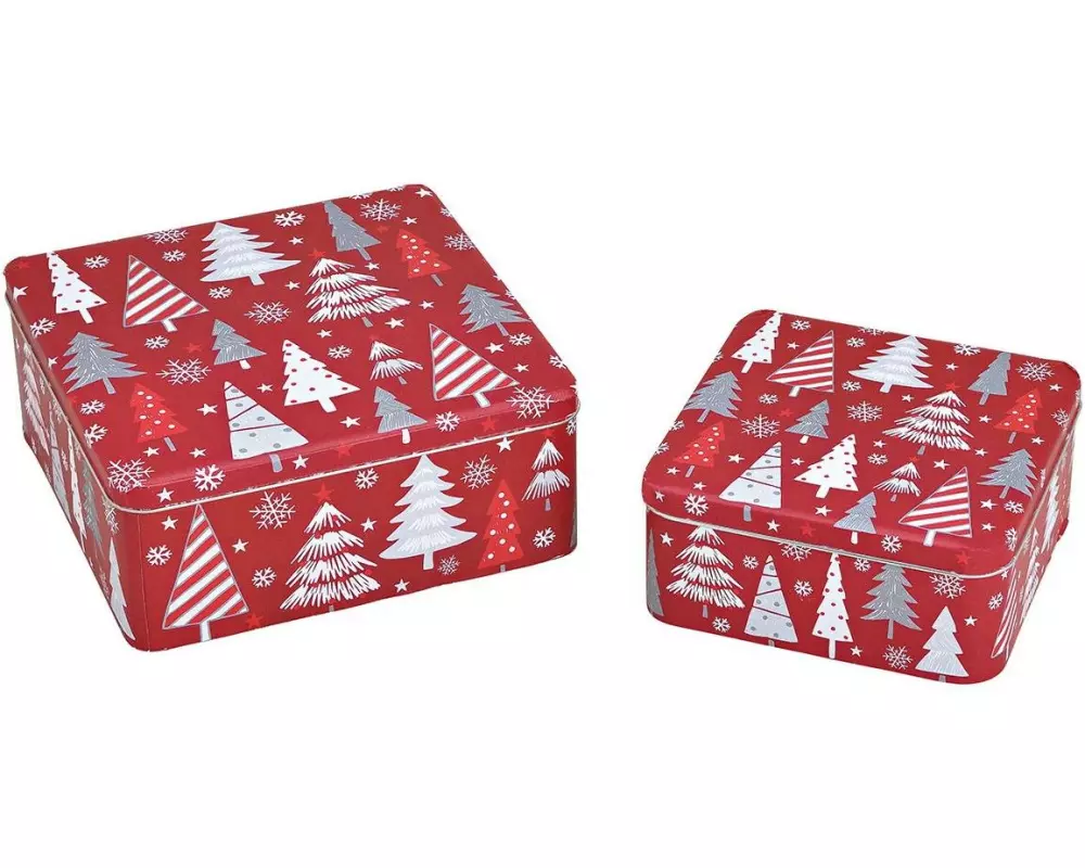 G. Wurm Guetzli-Dose Tanne 2er Set