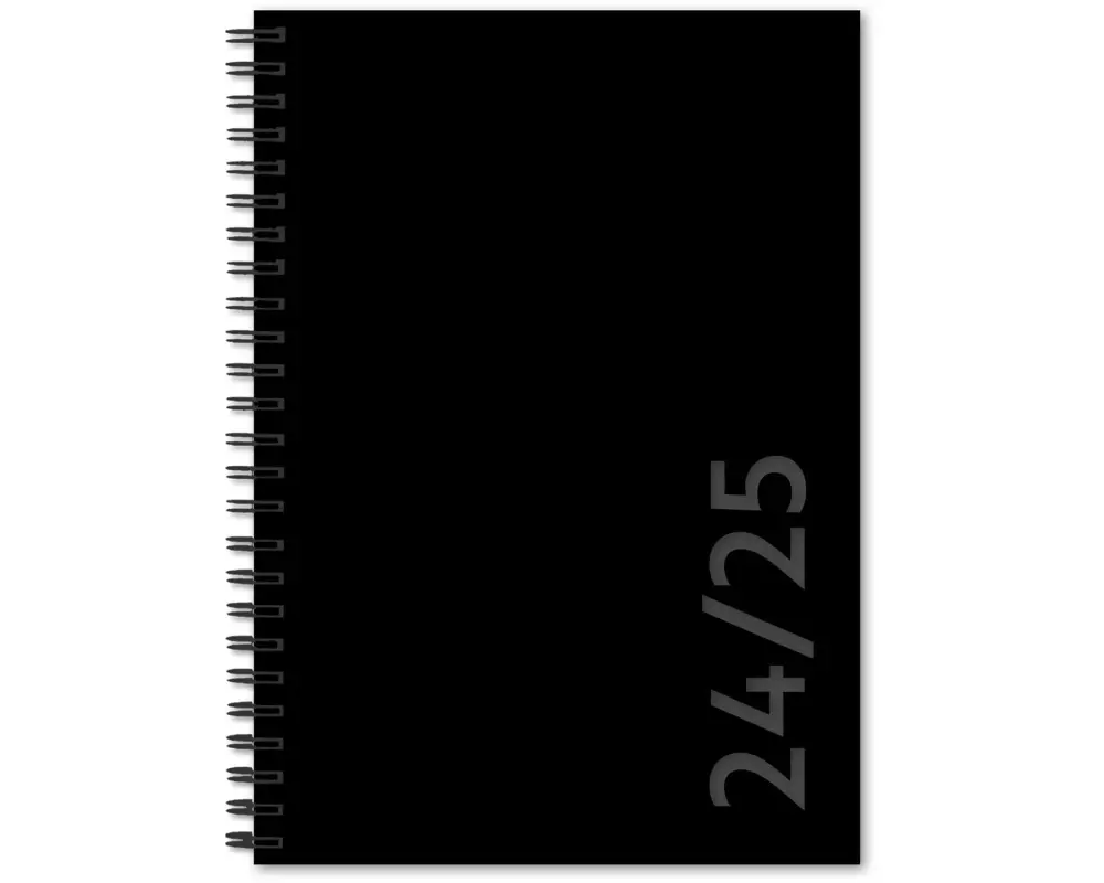 Simplex Schulagenda Colors weekly A5, 2024-2025, Schwarz