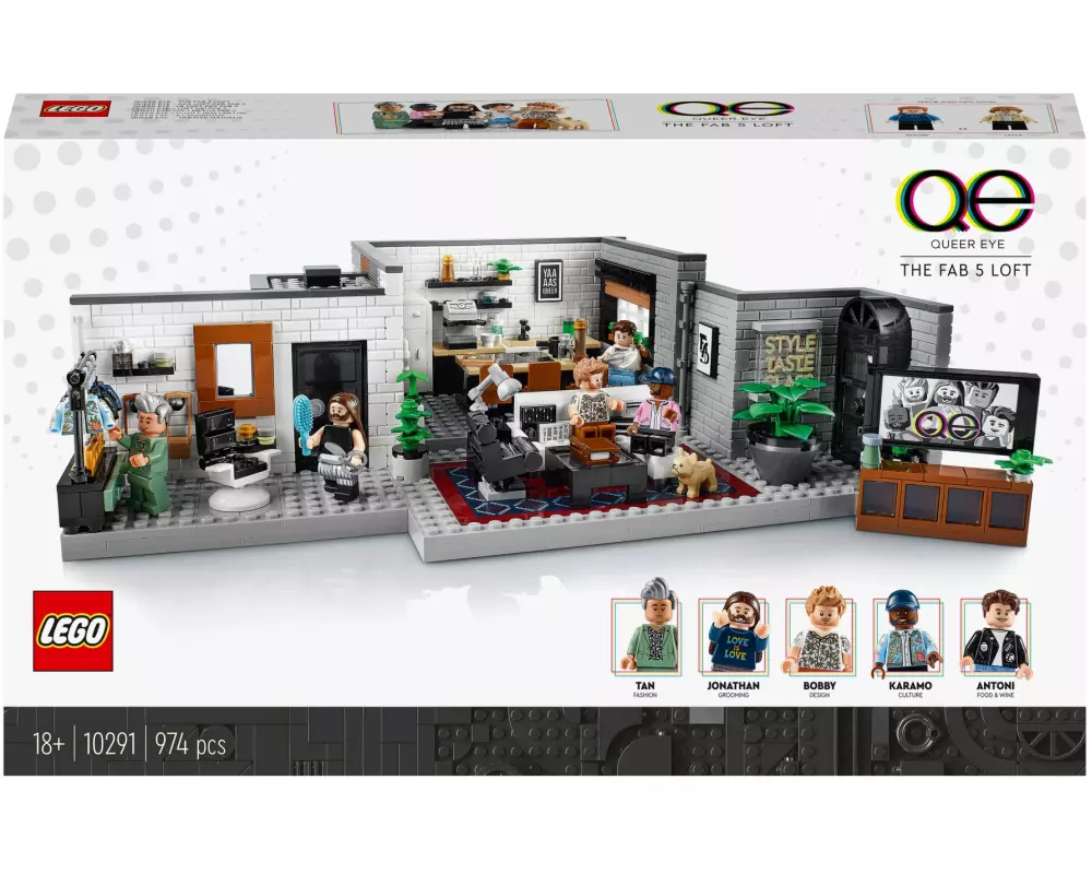 LEGO® Icons Queer Eye – Das Loft der Fab 5 10291