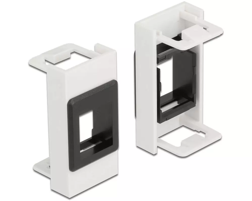 Delock Easy 45 Modul Keystone Halterung weiss /schwarz