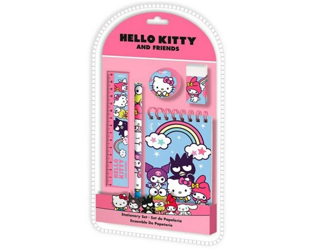 Sombo Schreibset Hello Kitty 15 x 26 x 2 cm, 5tlg.
