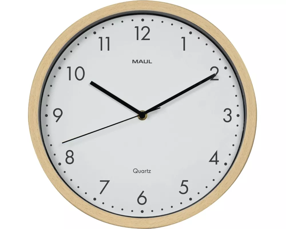 Maul Wanduhr Grain Ø 30 cm, Nature