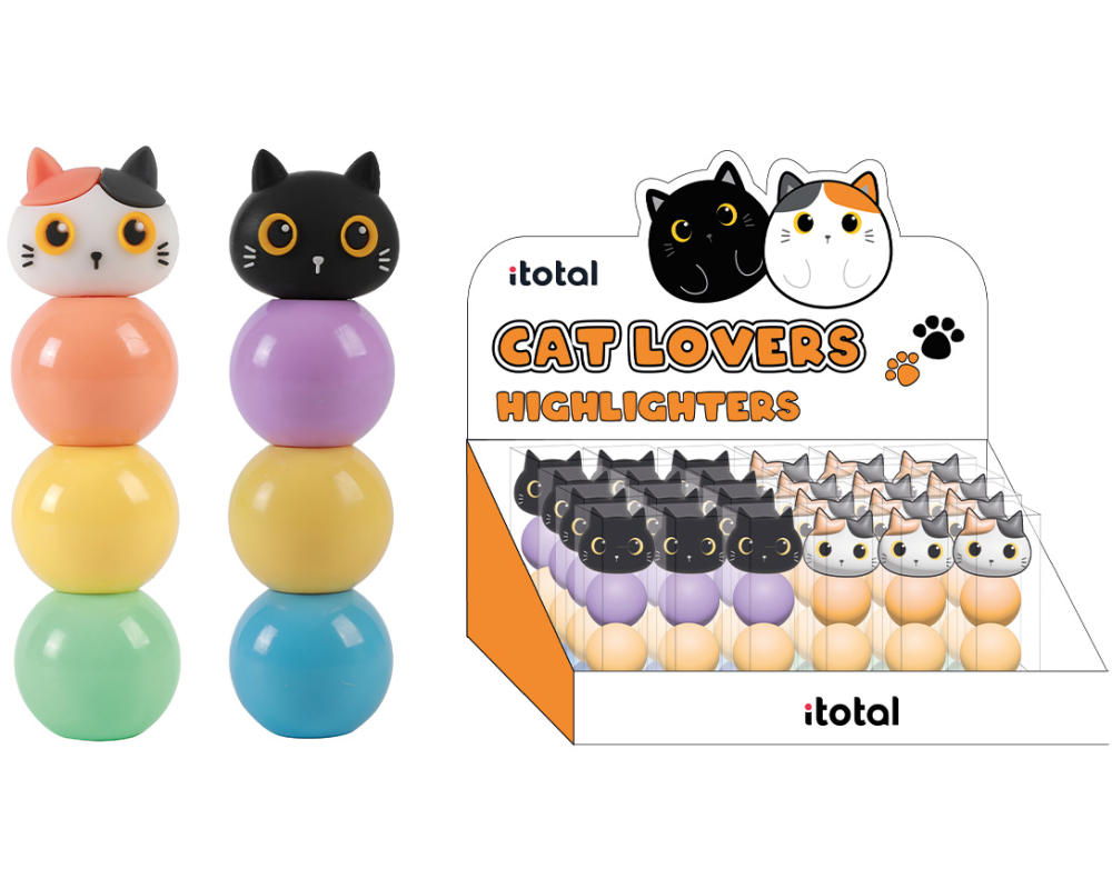 ROOST Textmarker XL2219A Cat, assortiert