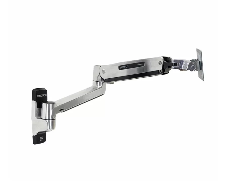 ERGOTRON wall mount, LX HD Sit-Stand, LCD Arm, adjustable 51cm, 46 inch, 13,6kg, lift, pan, tilt, rotate